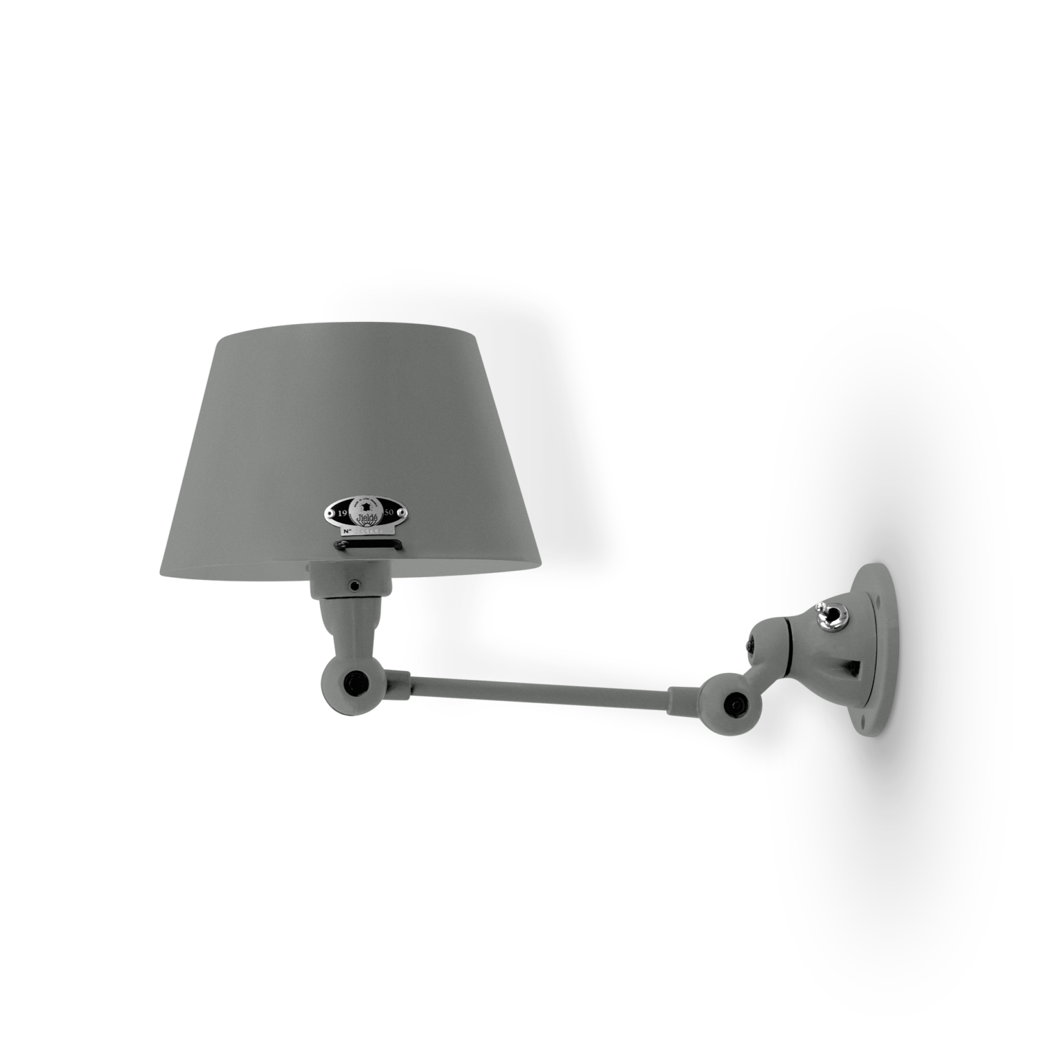 Aicler AID701 væglampe fra Jieldé - Mouse grey / Mat
