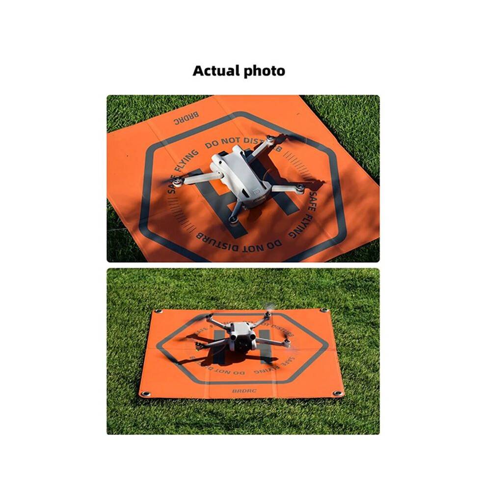 BRDRC Quadcopters Landing Pad for 4K/Avata 2/ 3 Pro/ 3 Pro/Air 3 Drone Waterproof Landing Platform