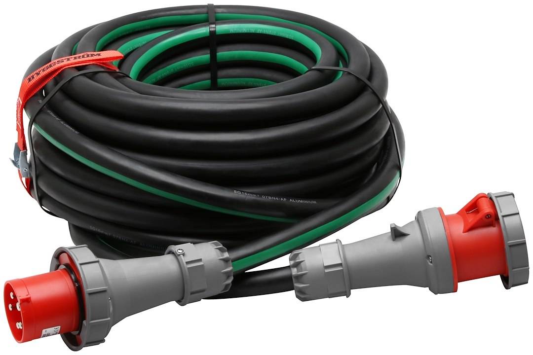 25m CEE Forlængerkabel - 400V 3-faset - 63A - ALU