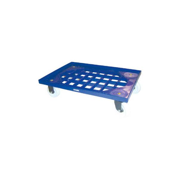 Flexi lagervogn 61x41 cm med midtergitter, rød