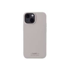 Holdit - Bagsidecover til mobiltelefon - silicone - taupe - for Apple iPhone 13 mini