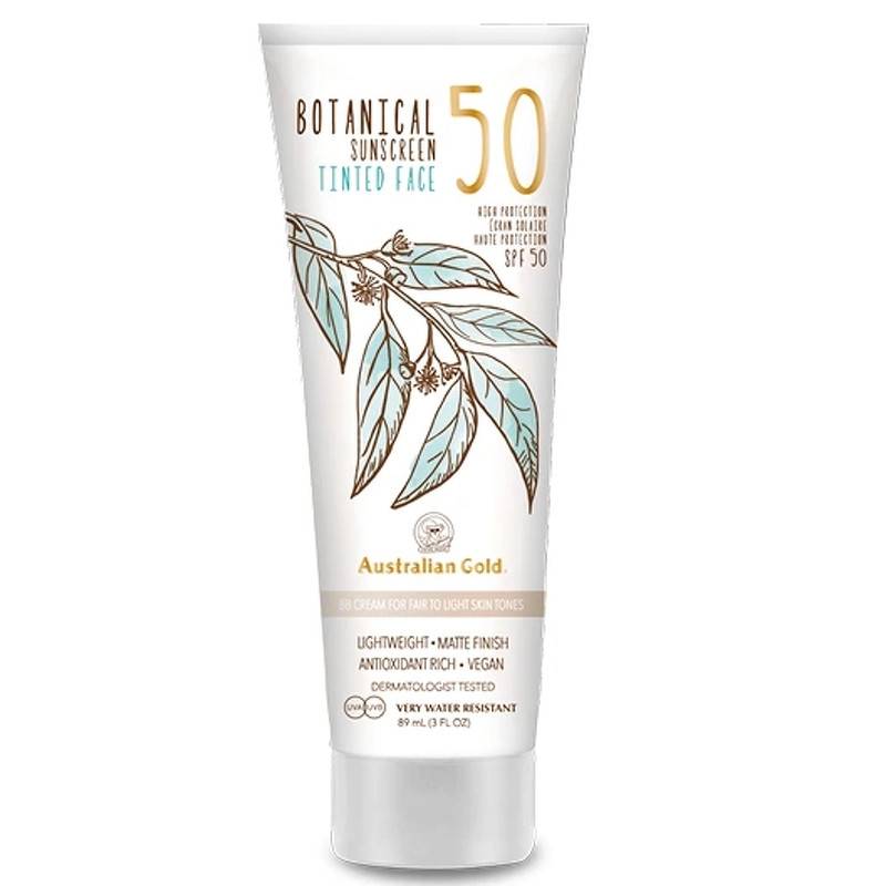 Australian Gold Botanical Tinted Face Fair-Light SPF 50 - 88 ml - Fair-Light