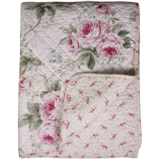 Quilt pläd Rosor Chic Antique shabby chic lantlig stil