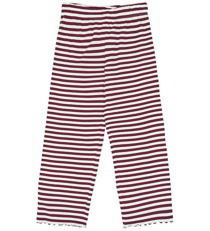 The New Byxor - TnMoore Wide Rob - Gardenia Striped - The New - 9-10 år (134-140) - Byxor - Bomull
