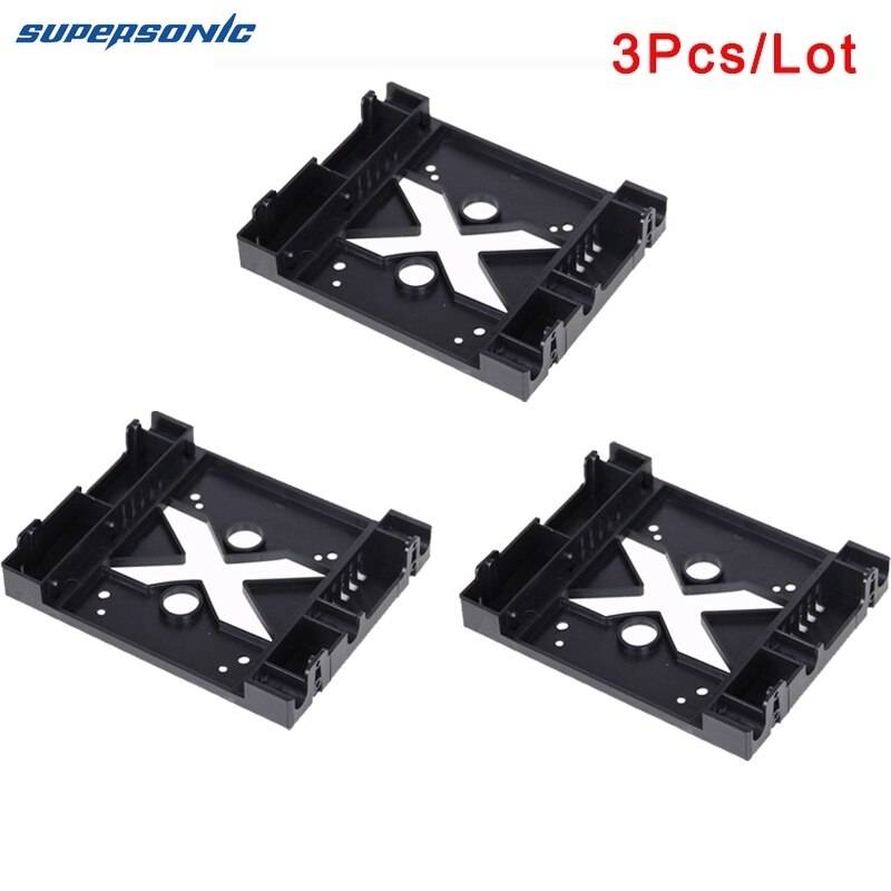 3 st / parti 2.5 " to 3.5 " ssd hdd hårddiskhållare monteringsfäste adapter adapter 5.25 optisk enhetsposition för pc