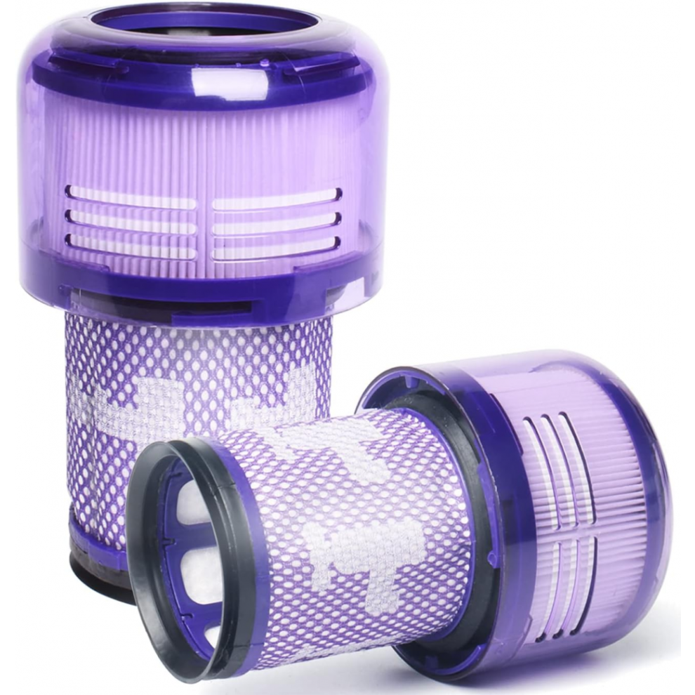 vaskbare HEPA-filtre, kompatibel med Dyson V12 Detect Slim Absolute Clean