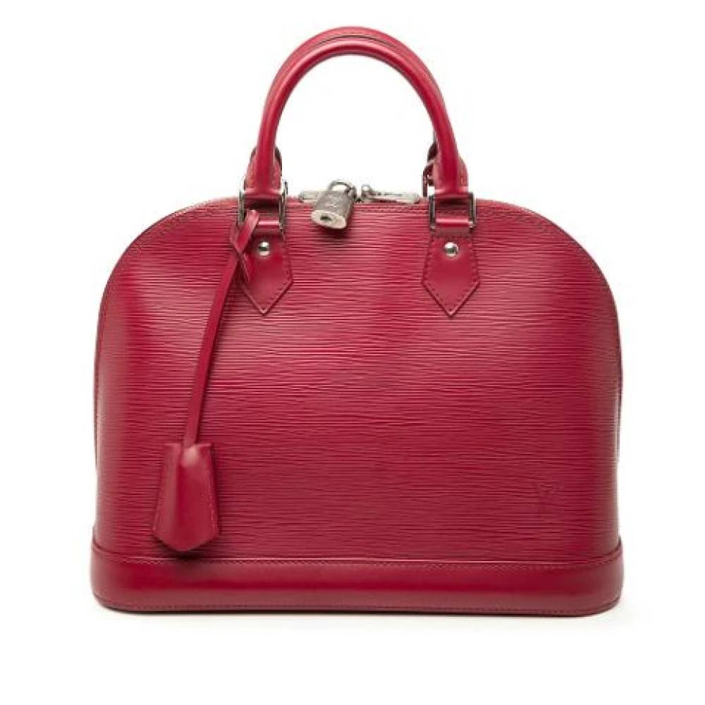 Louis Vuitton Vintage Pre-owned Laeder louis-vuitton-tasker - Vintage - Dame - Rød - ONE SIZE -