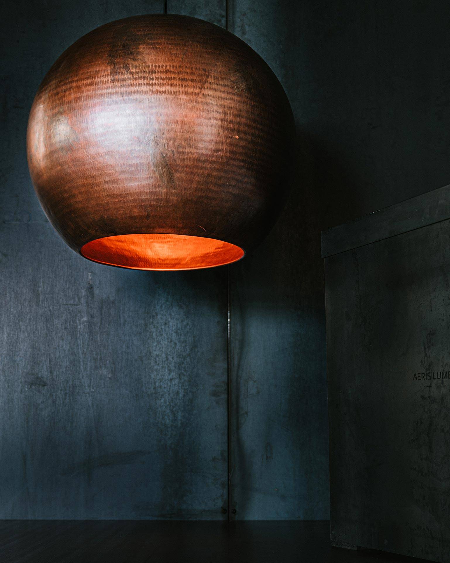 Brun kobberlampe 50 cm 3 meter sort (+DKK 0) Nej Nej