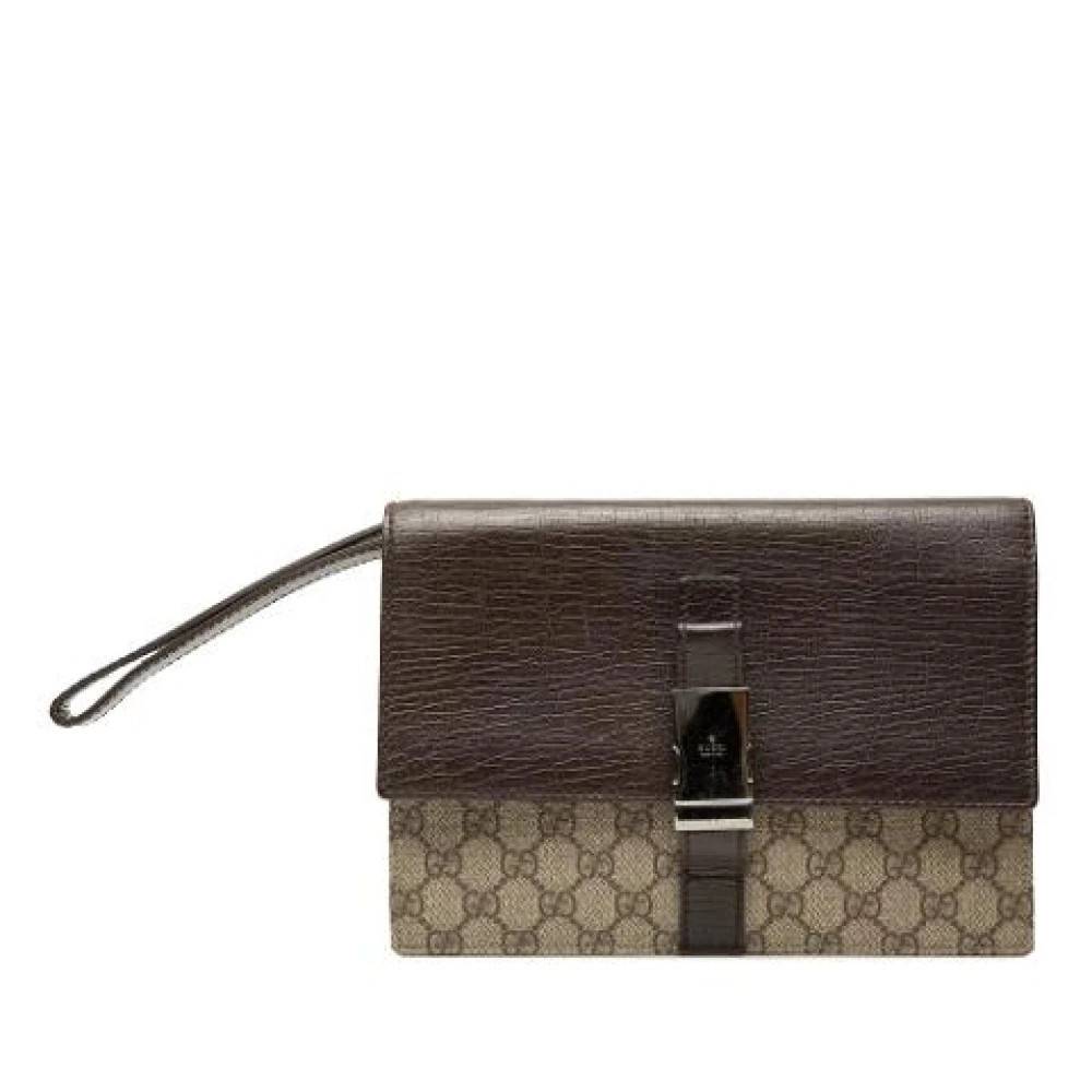 Gucci Vintage Pre-owned Canvas gucci-tasker - Vintage - Dame - Beige - ONE SIZE -