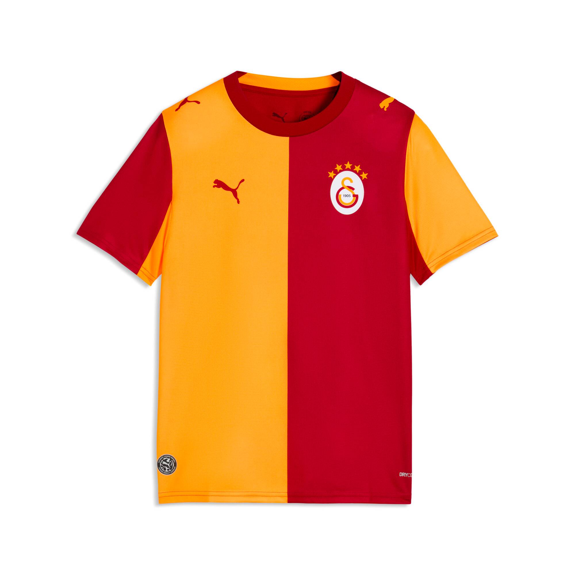 PUMA Galatasaray S.K. 26/27 Home Jersey Youth, Shop, Dark Cherry/Summer Sunset, 7-8Y