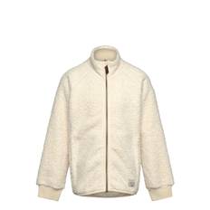 MINI A TURE Matcedric Teddyfleece Zip Jacket. Grs |Cream |116