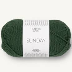 Sandnes Sunday 50g - Sandnes Sunday Skogsgrön 8082