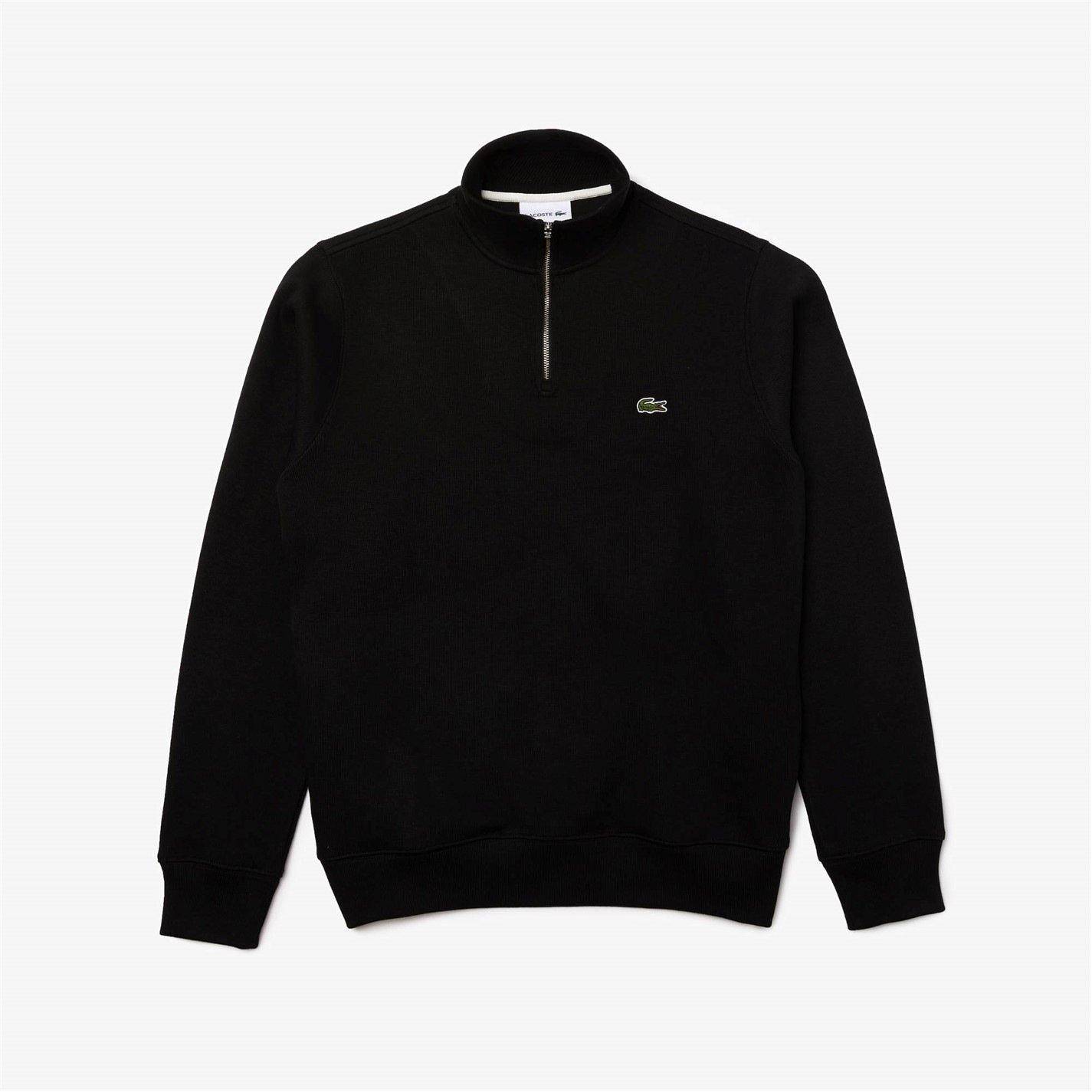 Lacoste Men's Quarter-Zip Fleece Top