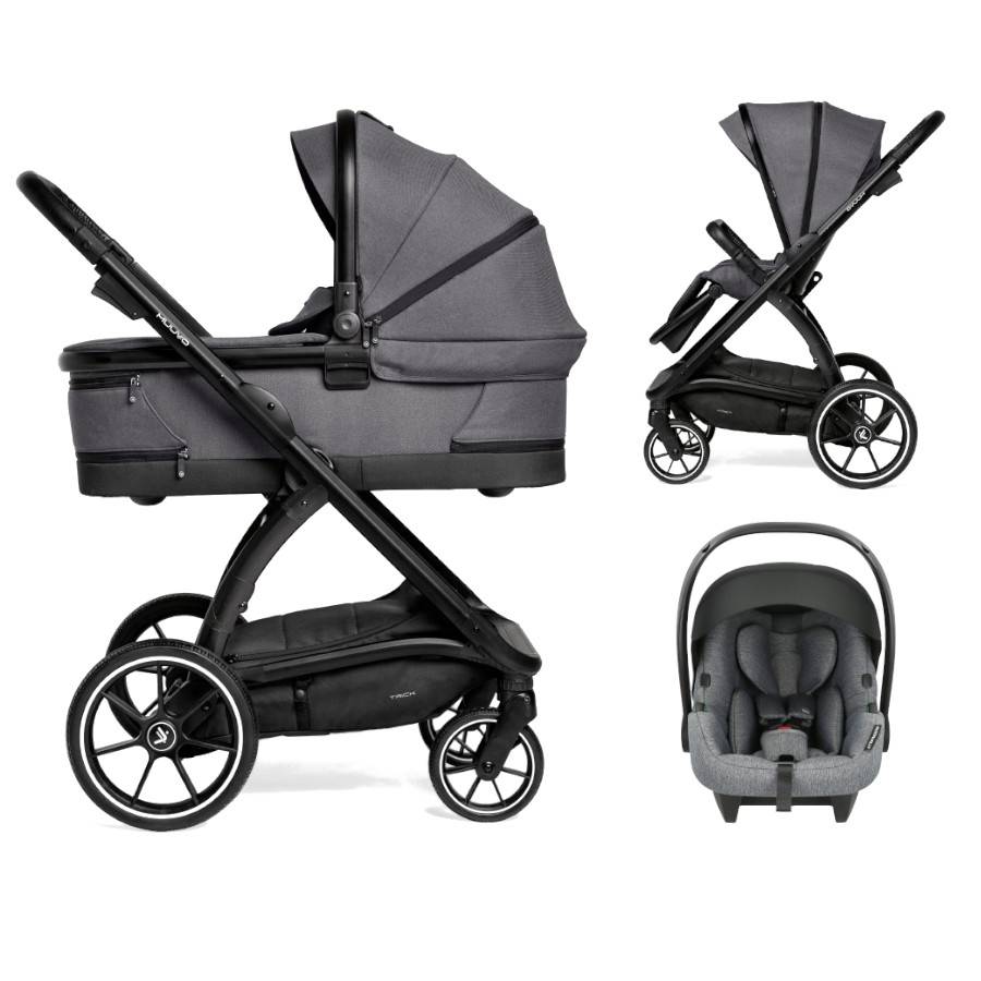 Barnvagnspaket 3i1 Muuvo Trick inkl. Babyskydd Cosmo Smart
