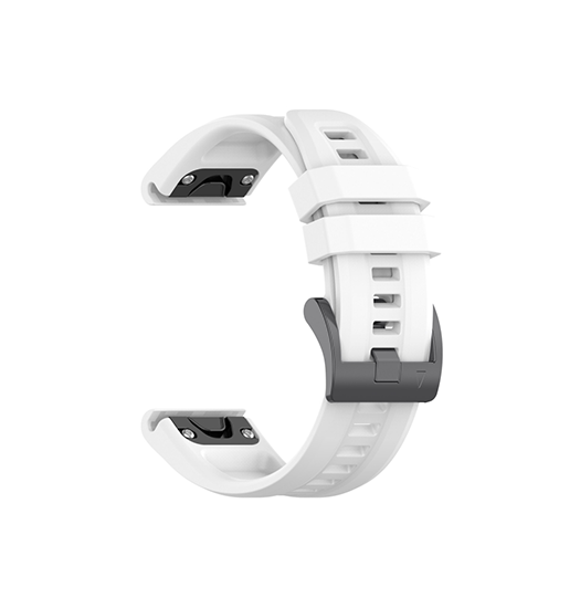 Garmin QuickFit 26mm - ACTIVE™ Velo Silikone Rem - Hvid