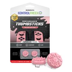 KontrolFreek Freak Splash Joycon Pastel Pink Japan Performance thumbstick for Nintendo Switch JOY controller Improved aim accuracy concave x 2 - pastellrosa färg