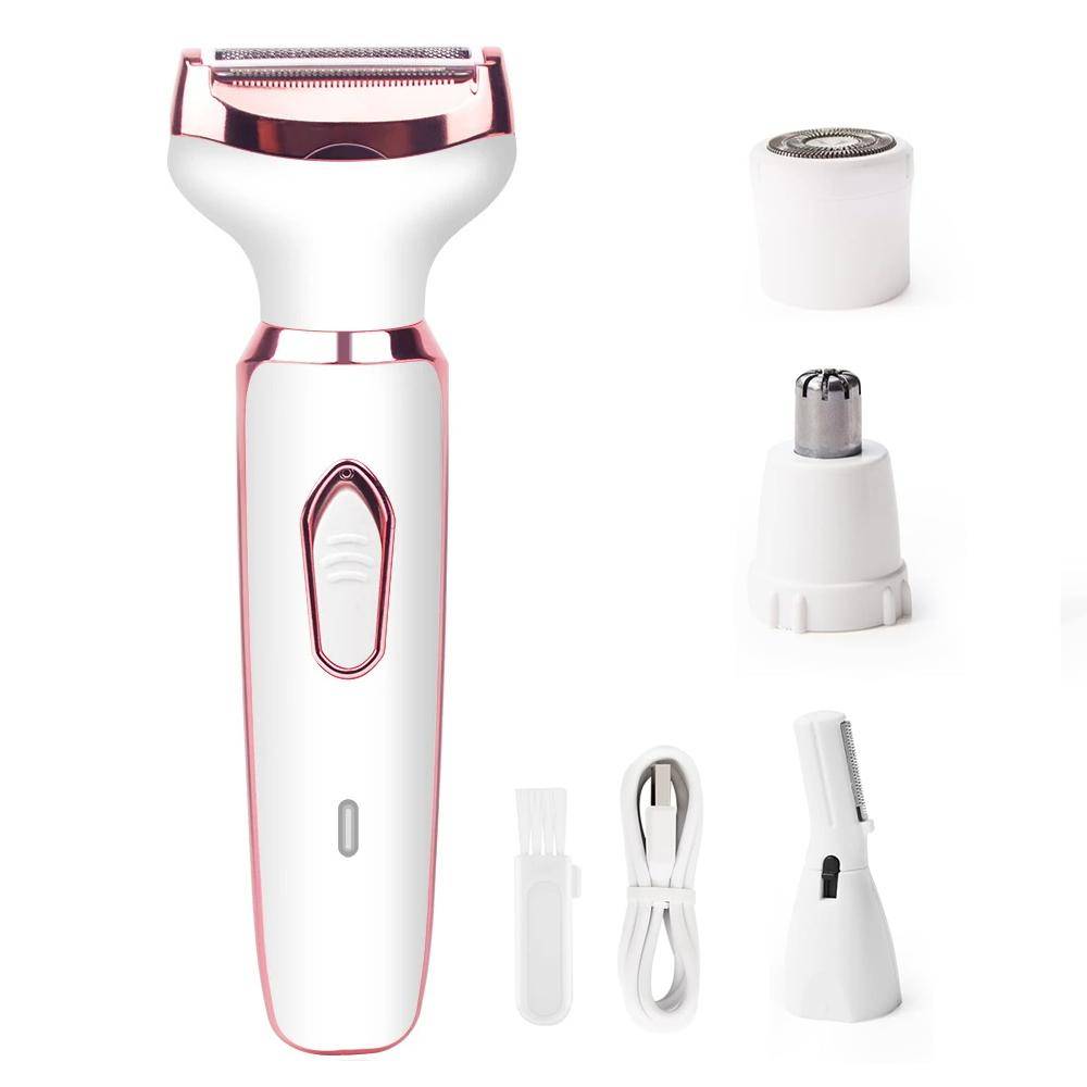 Portable Epilator Tool Electric Razor for Women Body Leg Bikini Hair Trimmer Painless Face Mustache Shaver Underarm Hair Removal