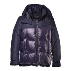 Baldinini, Jacka, Herr, 4Xl, Nylon, Down jacket in blue nylon (4XL)