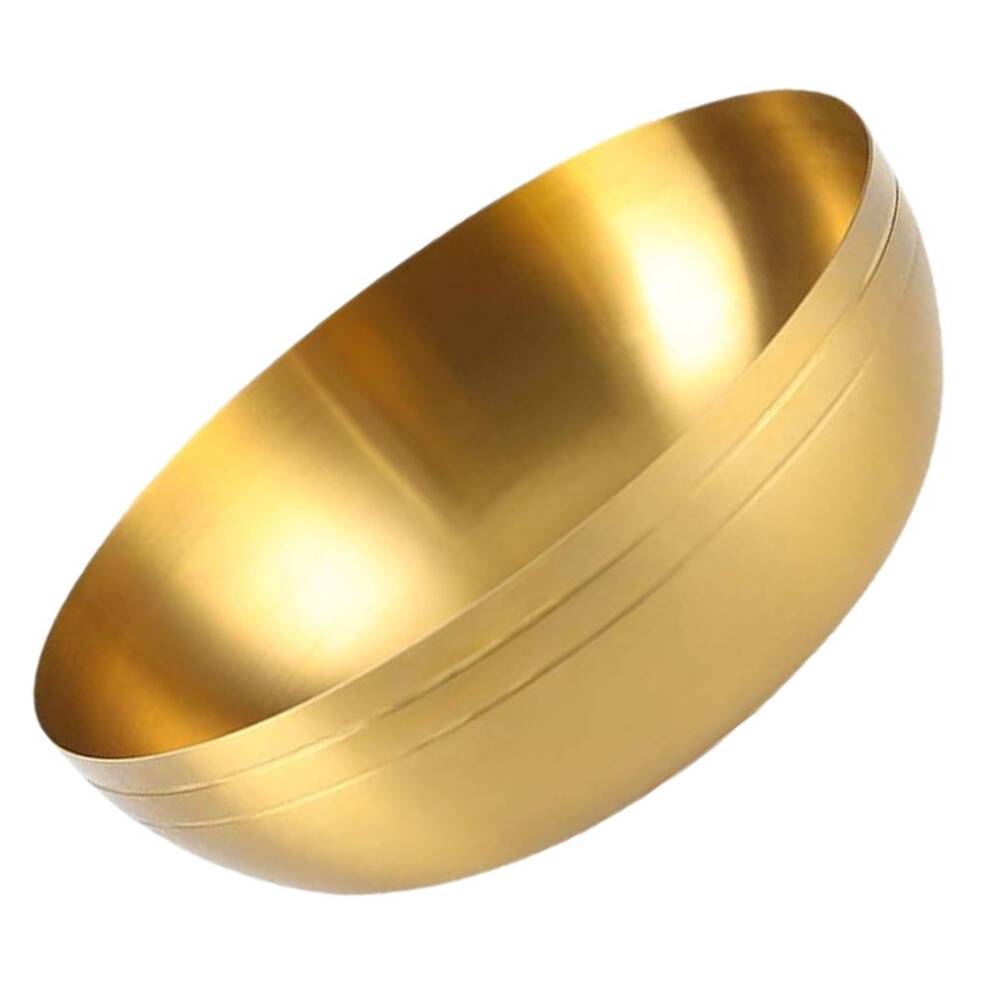Ramen Skåle Rustfrit Stål Madlavning Pasta Guld Hjem Suppe Ris Nuddel Madbeholder Metal Camping304Rejse Baby
