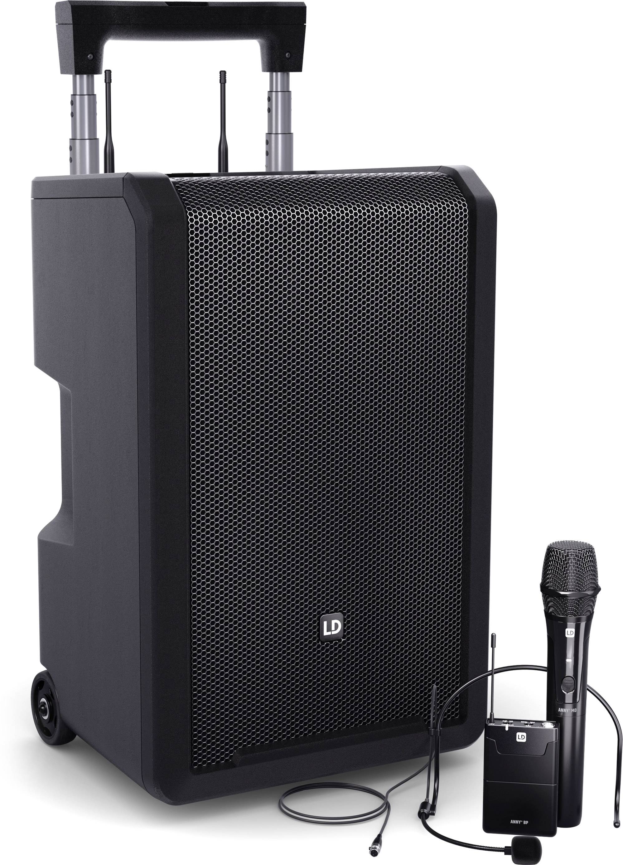 LD Systems ANNY® 10 HBH 2 B5 - 10" Mobiler Bluetooth® PA-Lautsprecher mit Akku, Mixer