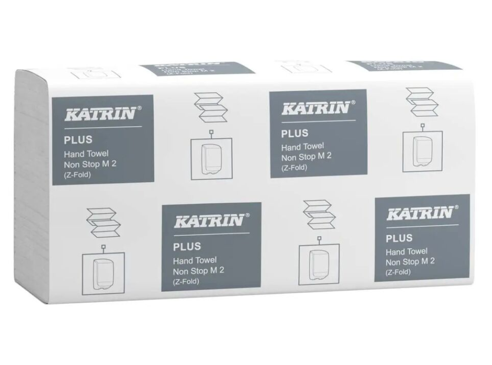 Pappershandduk Katrin Plus Nonstop, kedjevikt M2, 2-lager, 2400 st