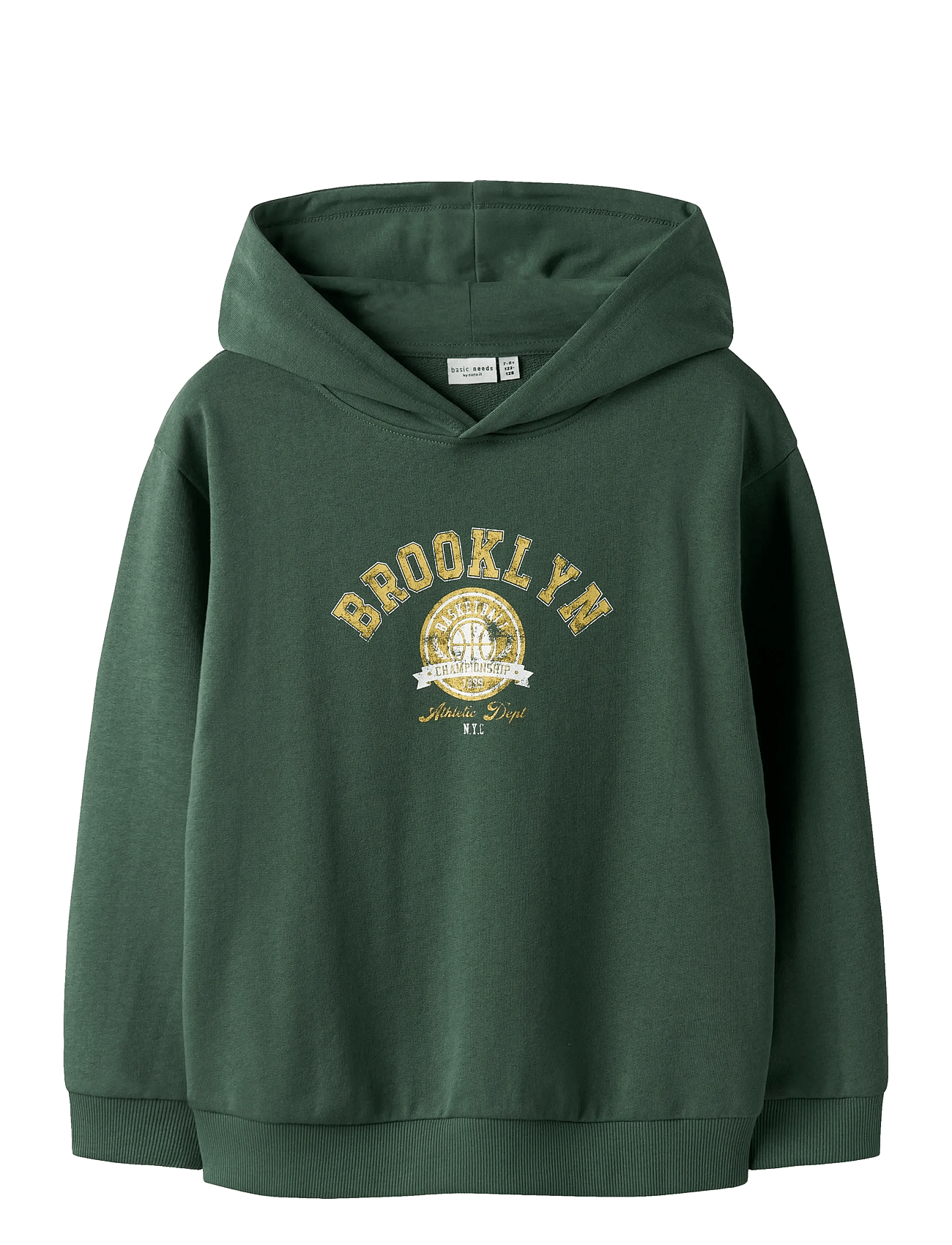 name it Nkmvelten Ls Rlx Sweat Wh Unb - Green - 116