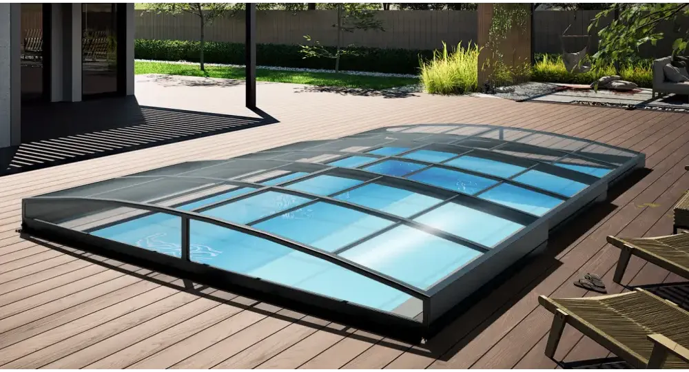 Pooltak Albixon Sydney 3.5×6 (Enkelskena, Antracit)
