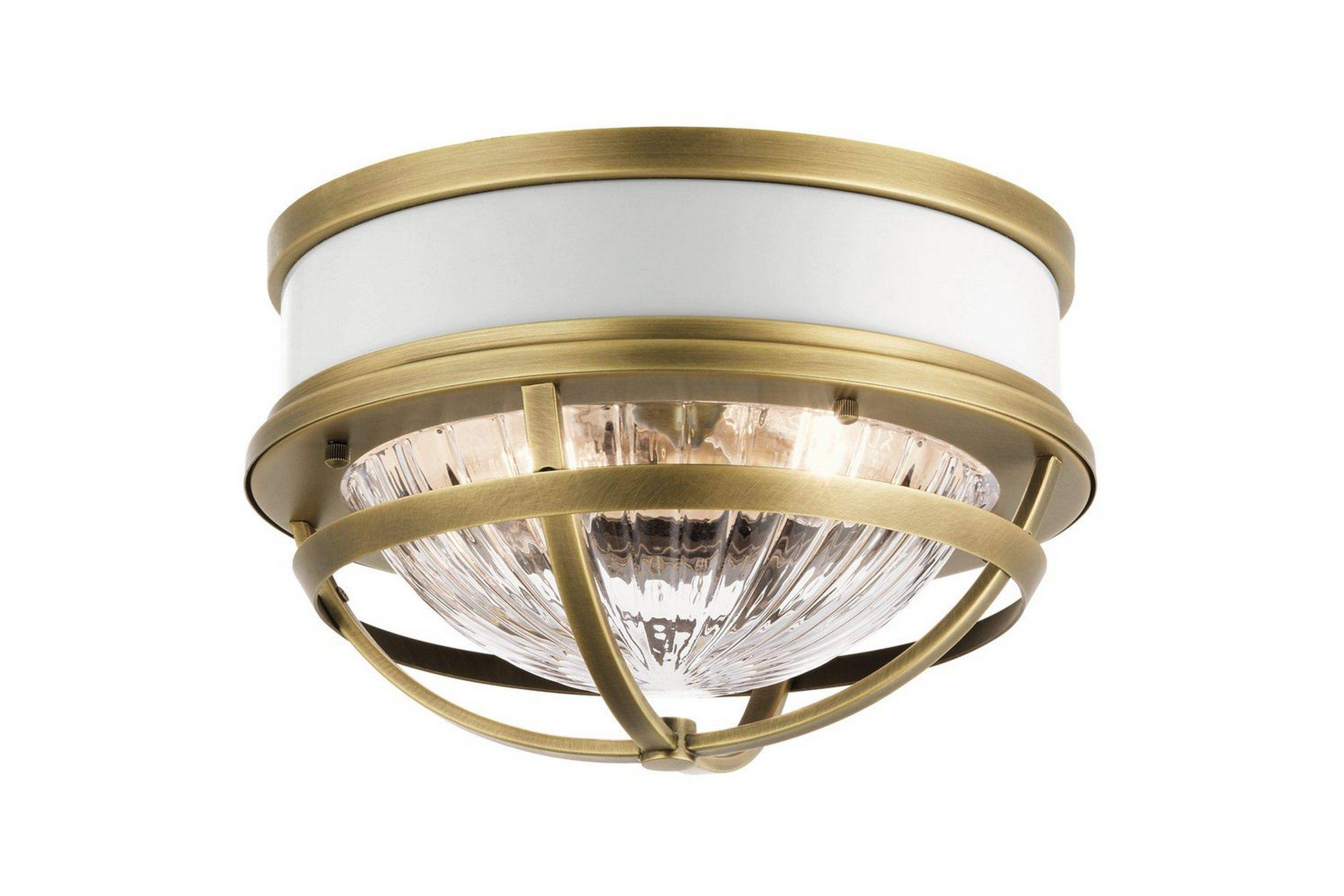 Tollis Kichler Taklampa - Brass||White Plafond