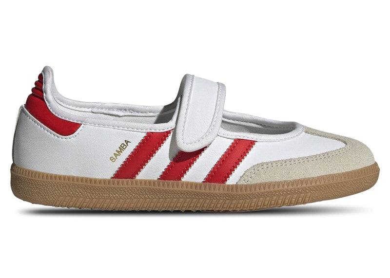 Adidas Samba Jane White Red Gum (GS) - 38 2/3 - 38 2/3
