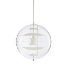 VERNER PANTON - GLOBE LOFTLAMPE - HVID -Ø50