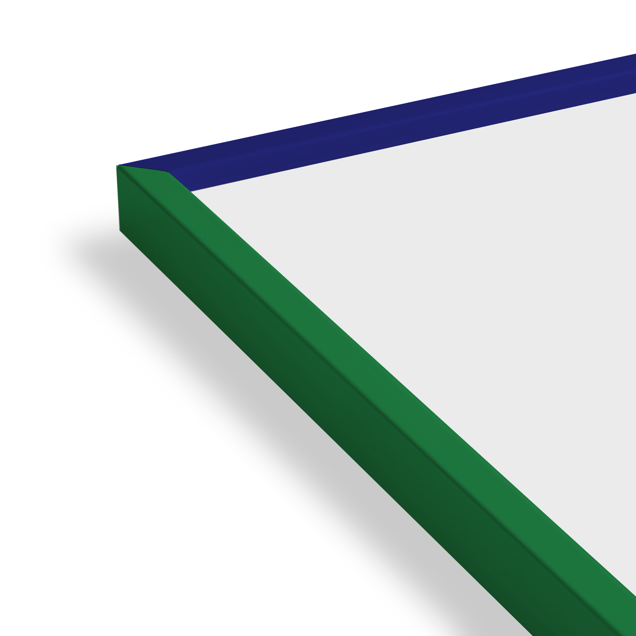 Frame - Blue/Green timber - 50x70 cm (50x70 cm)