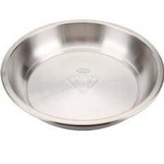 Matkvalitet tjock 304 rostfritt stål kryddfat tallrik rund sås ketch ris behållare kök picknick tallrikar middag tallrikar - 14cm
