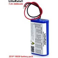 Liitokala 7.2 v / 7.4 v / 8.4 v 18650 litiumbatteri 2600 ma uppladdningsbart batteri megafonhögtalarskydd