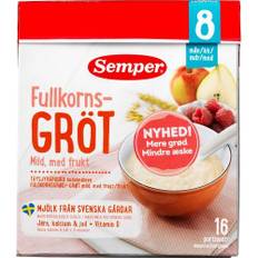 Semper Fuldkornsgrød Mild med Frugt