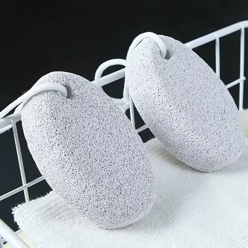TEMU 2pcs Natural Pumice Stone, For Hands And Feet, Exfoliating, Pumice Stone, For Removing Hard, Dry And For Foot Spa, Pedicure Tool, Cracked Heels And Removal
