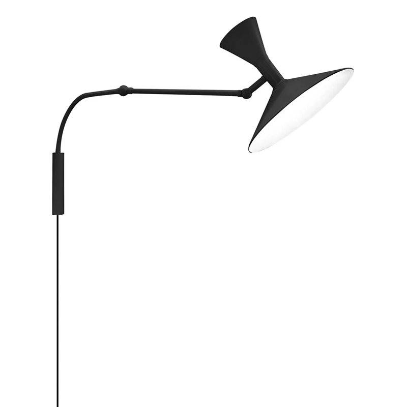 Nemo Lighting Mini Lampe De Marseille vägglampa, Svart