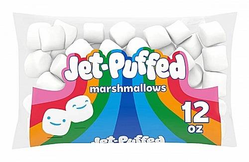 Jet-Puffed Marshmallows.