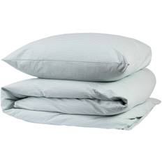 Magasin Percale 200tc W/printed Green Stripe 200x220cm Kvinde Grøn Strib Bukser Str 140x200