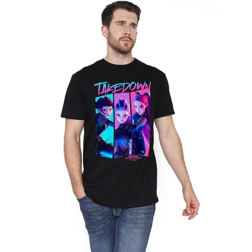 Kpop Demon Hunters Huntrix Demons Takedown Serie Tröja Unisex S-5XL, Svart cm black