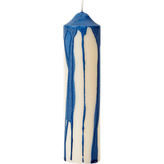 Ferm Living - Dryp Blockljus 20 Cm Deep Blue - Djupblå
