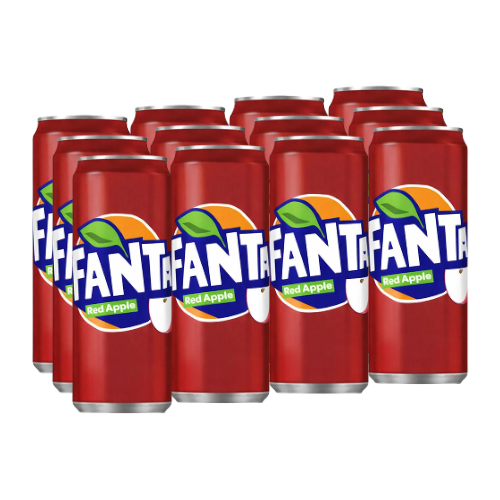Fanta - Rött Äpple 320ml (Malaysia) - 12-pack