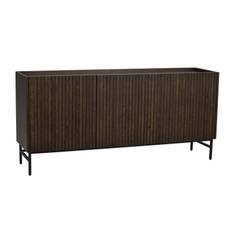 Rowico Home Halifax sideboard ek/svart metall 160 x 40 cm