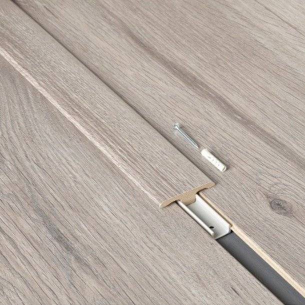Berry-Alloc T-liste/Overgangsliste Chateau(2400x8x40 mm) Texas Grå
