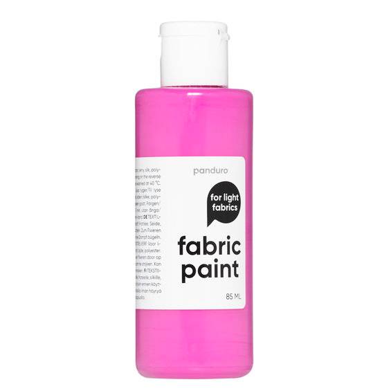 Fabric Paint 85 ml – mörkrosa textilfärg för ljust tyg - Rosa