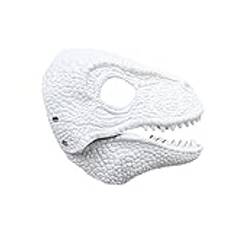 Paowsietiviity Dinosaurie Dino Mask Halloween Påsk Kostym Cosplay Födelsedag Latexmask
