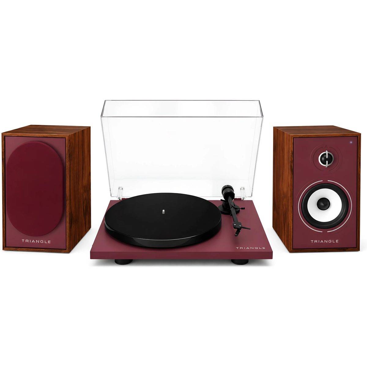 Triangle BR02 Connect bordeaux (förpackning om 2) + Lunar 1 bordeaux