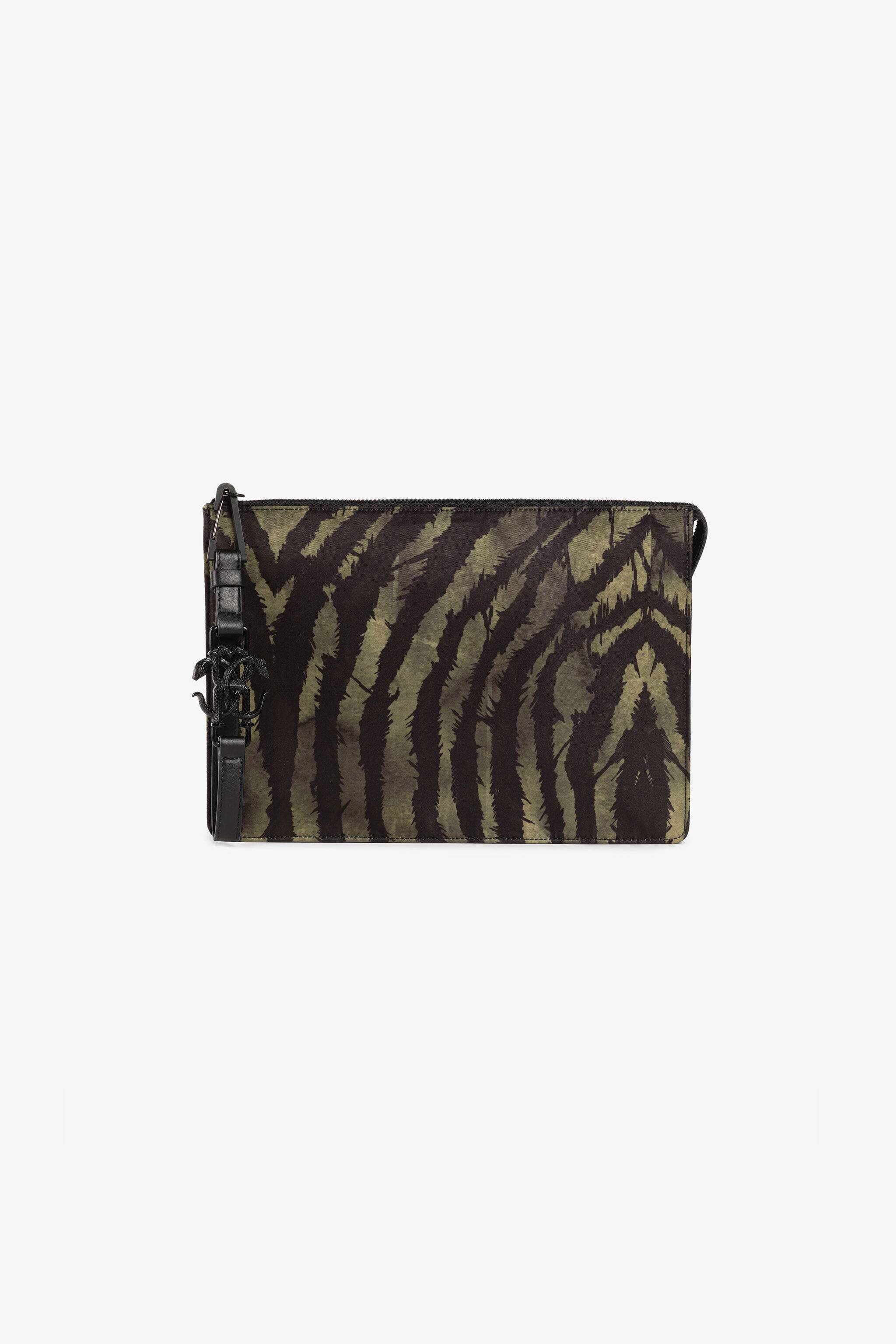 Roberto Cavalli Zebra-print Pouch - Male  Unica