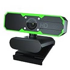 Pawlickio Fill Light Webcam Gaming Kamera USB-Kamera 60Fps Dator 1080P Multifunktionswebbkamera