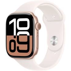 Watch Series 10 GPS+Cell. 46mm Rose Gold Alu. Case with Light Blush Sport Band - MWY63QN/A