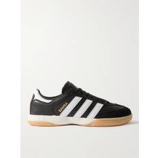 adidas Originals - Samba MN Suede-Trimmed Leather Sneakers - Men - Black - UK 11.5